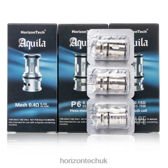 HorizonTech Aquila Coil (3-Pack) - Horizon Tech Vape UK 80T6X183 P6 - 0.15ohm (3-pack)
