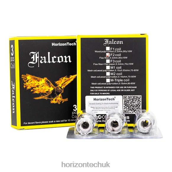 HorizonTech Falcon Coils (3-Pack) - Horizon Tech Vape Tank 80T6X160 F2 Coil 0.2ohm