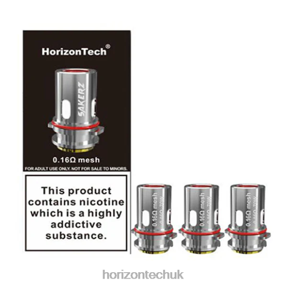 HorizonTech Sakerz Coils (3-Pack) - Horizon Tech Company 80T6X158 Mesh 0.16ohm (3-Pack)