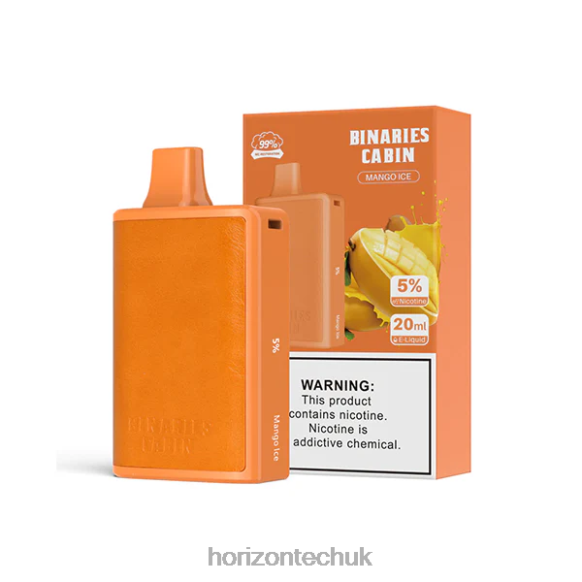 HorizonTech Binaries Cabin Disposable 20mL - Horizon Tech UK 80T6X61 Mango Ice