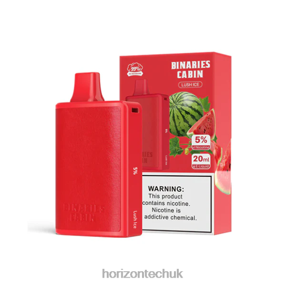 HorizonTech Binaries Cabin Disposable 20mL - Horizon Tech Vape Coils 80T6X59 Lush Ice