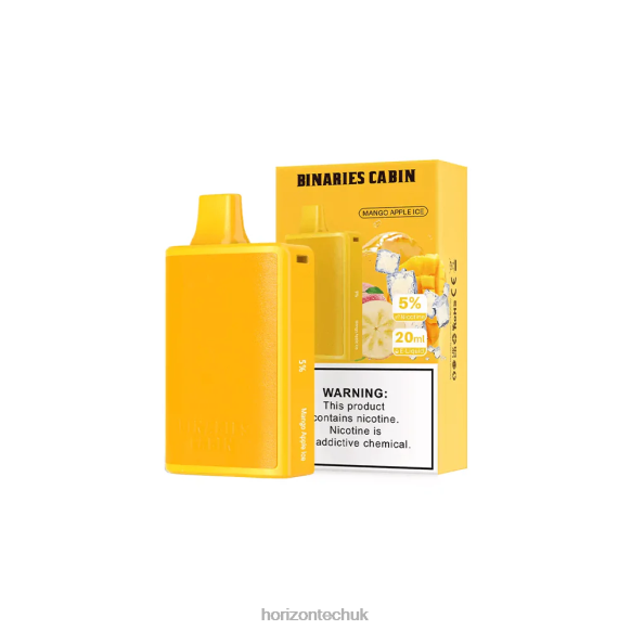 HorizonTech Binaries Cabin Disposable 20mL - Horizon Tech Vape UK 80T6X83 Mango Apple Ice
