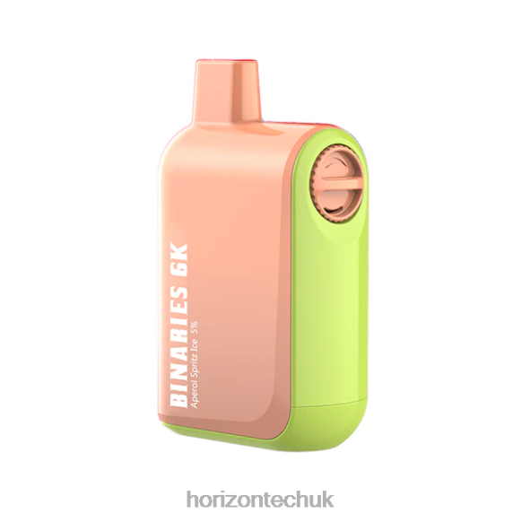 HorizonTech Binaries Cabin Disposable 15mL - Horizon Tech Vape Tank 80T6X30 Aperol Spritz Ice