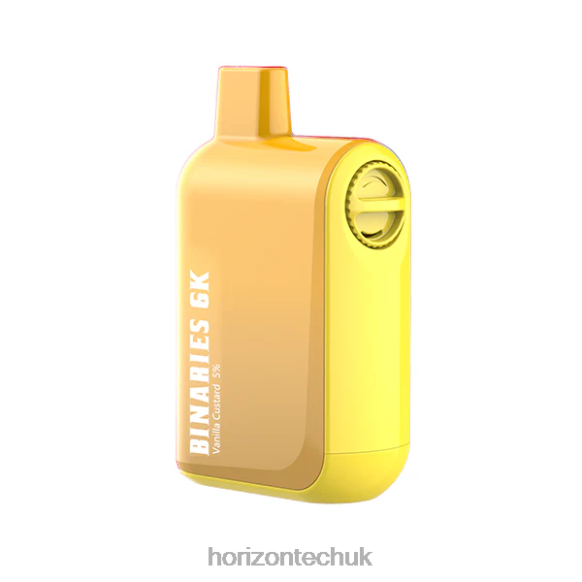 HorizonTech Binaries Cabin Disposable 15mL - Horizontech Vape Kit 80T6X45 Vanilla Custard