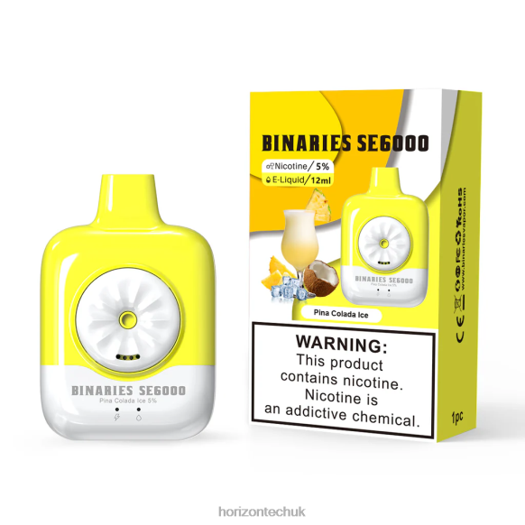 HorizonTech Binaries Cabin Disposable SE 12mL - Horizon Tech Vape Coils 80T6X129 Pina Colada Ice