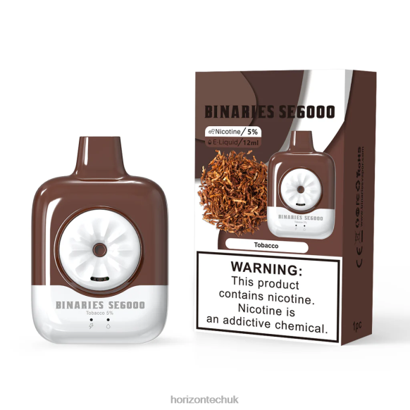 HorizonTech Binaries Cabin Disposable SE 12mL - Horizon Tech Vape Coils 80T6X149 Tobacco
