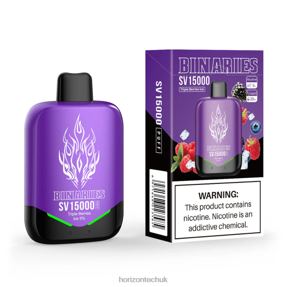 HorizonTech Binaries Cabin Disposable SV - Horizontech Vape 80T6X94 Triple Berries Ice