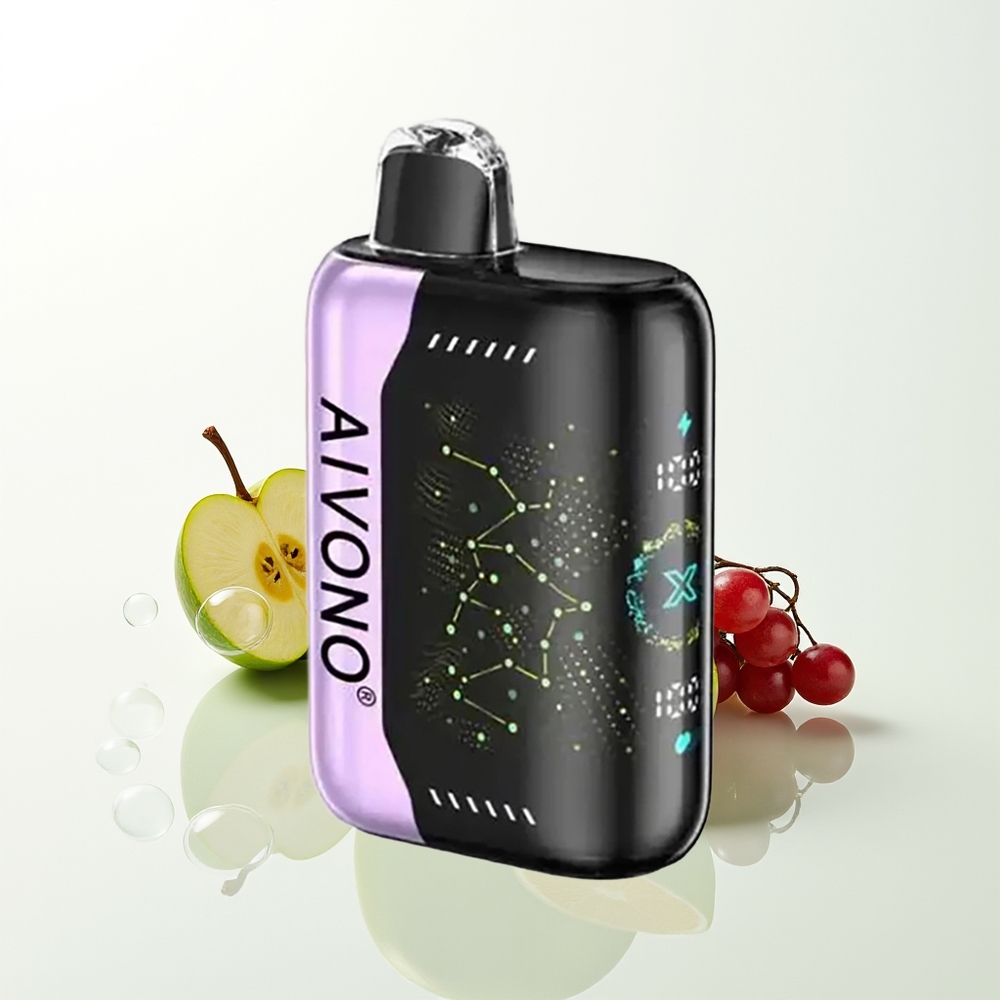 Aivono Aim Boom 25000 Green Apple Grape Mesh