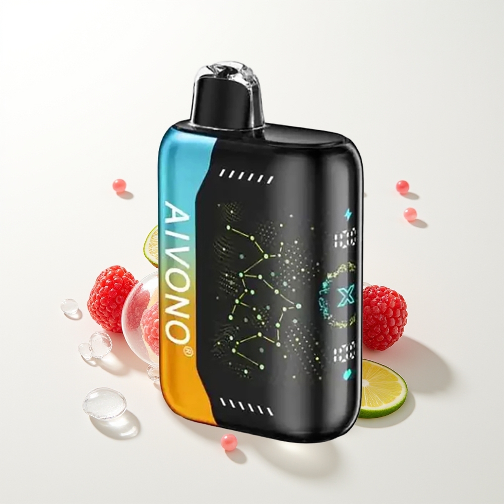 Aivono Aim Boom 25000 Raspberry Peach Lime Zero Nicotine