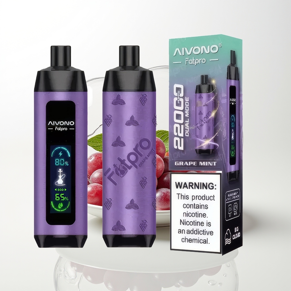 Aivono Aim Fatpro 22000 Grape Mint 28ml Dual Modes