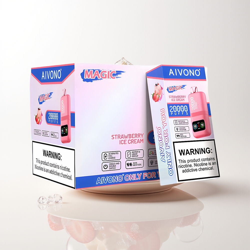 Aivono Aim Magic 20000 Strawberry Ice Cream Dual Mesh