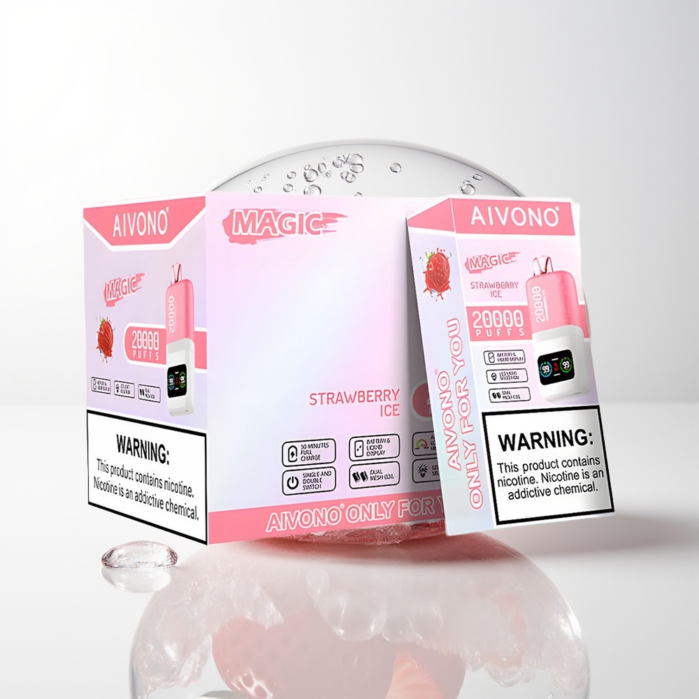 Aivono Aim Magic 20000 Strawberry Ice Dual Mesh LCD