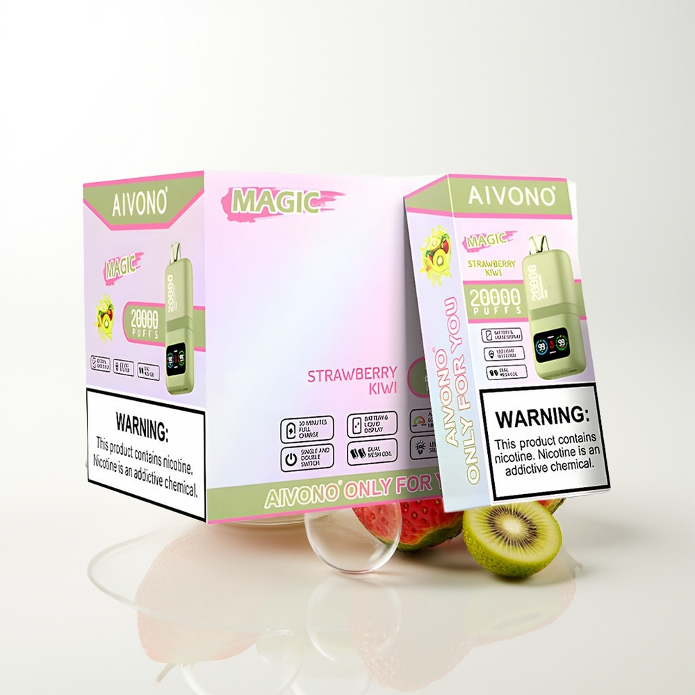 Aivono Aim Magic 20000 Strawberry Kiwi Dual Mesh LCD