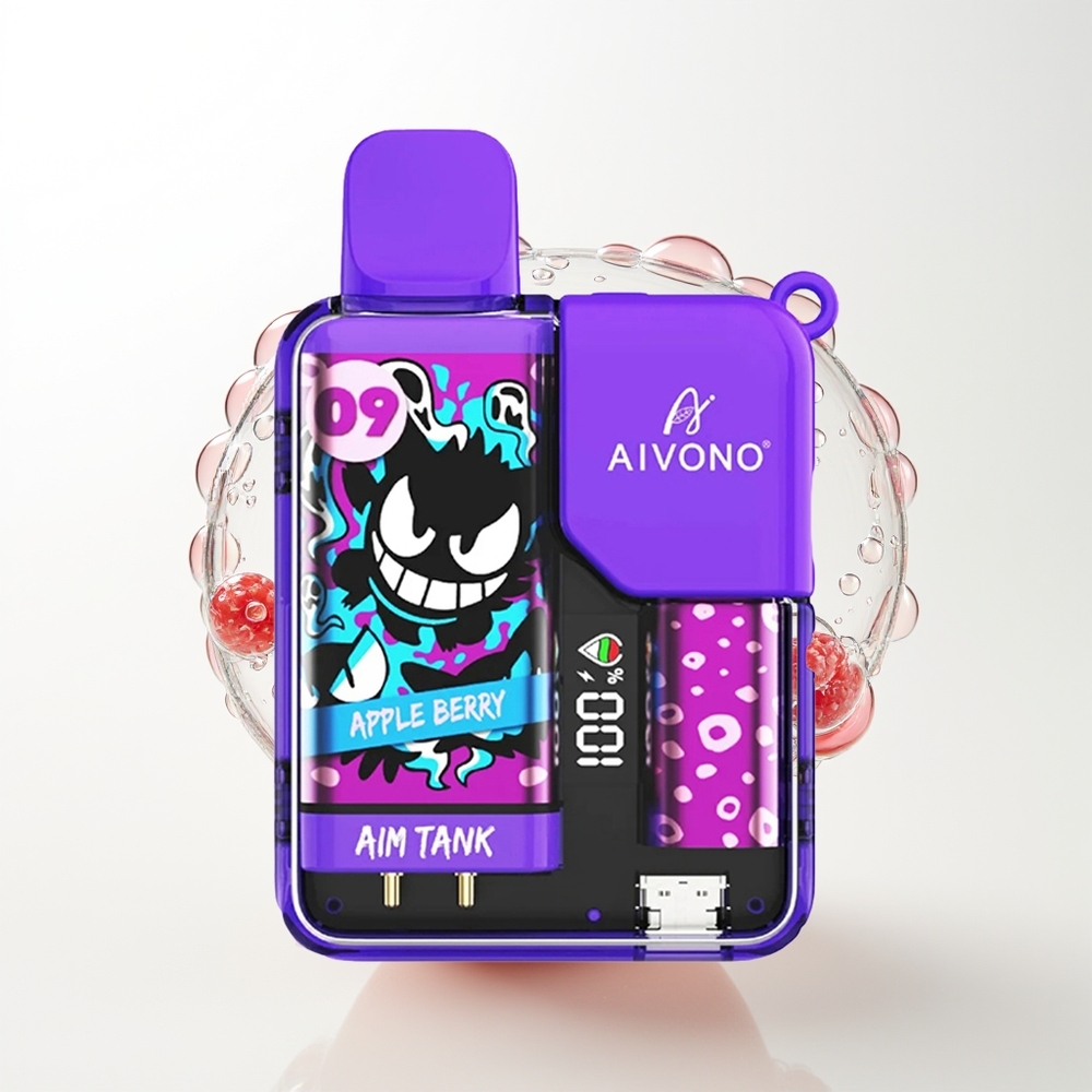 Aivono Aim Tank 9500 Apple Berry LCD Mesh