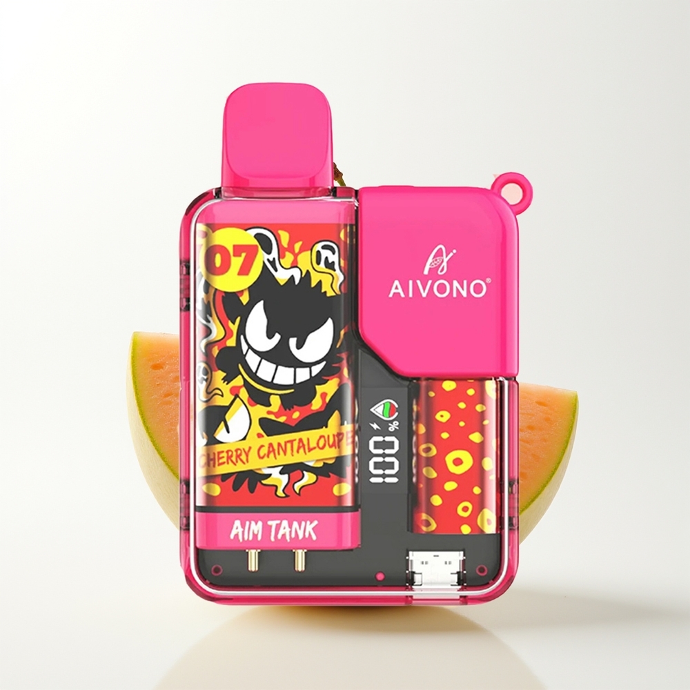 Aivono Aim Tank 9500 Cherry Cantaloupe LCD Mesh