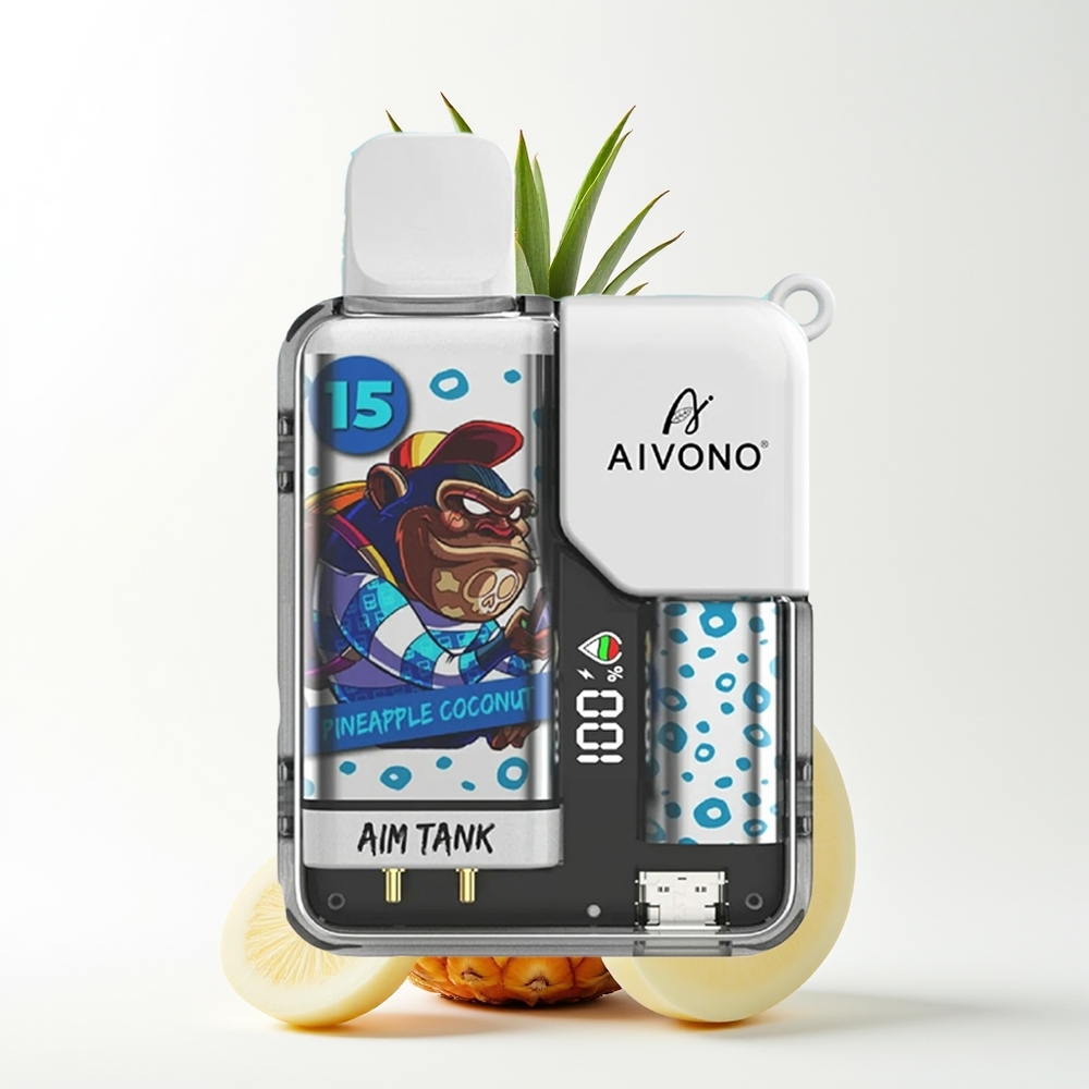 Aivono Aim Tank 9500 Pineapple Coconut 18ml LCD