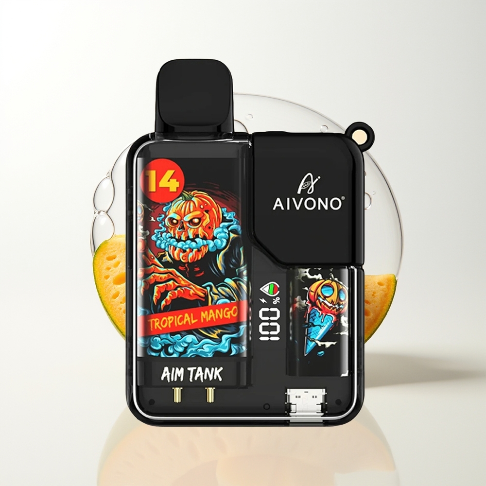 Aivono Aim Tank 9500 Tropical Mango 18ml LCD