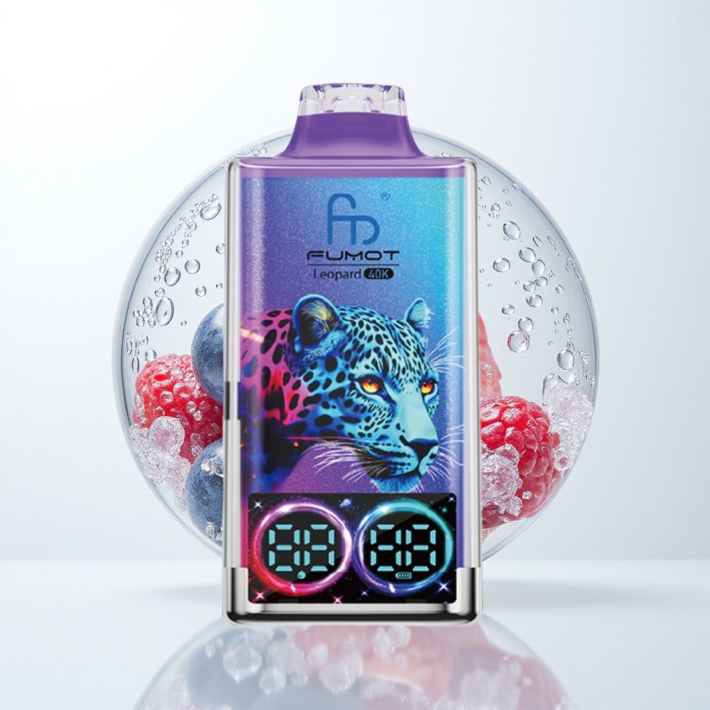 Fumot Leopard 40K Blueberry On Ice Dual Mesh 5%