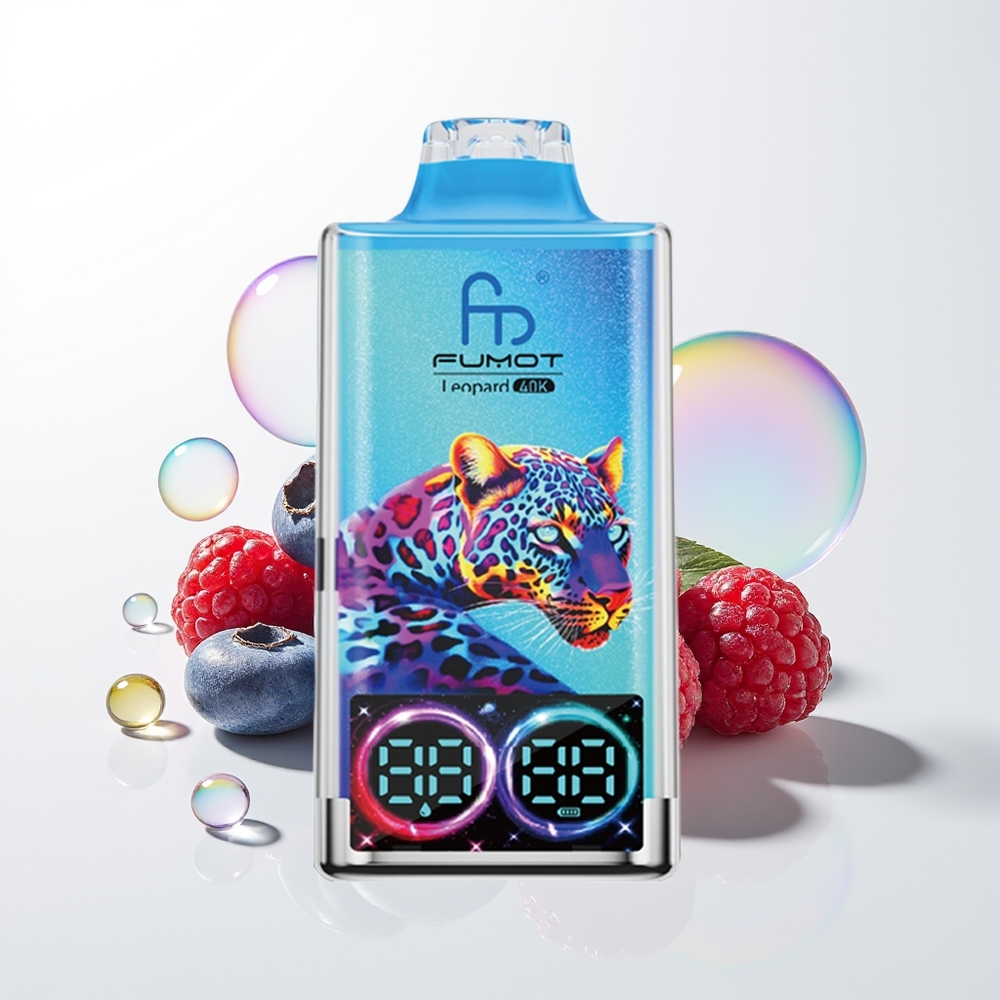 Fumot Leopard 40K Blueberry Raspberry Dual Mesh 5%