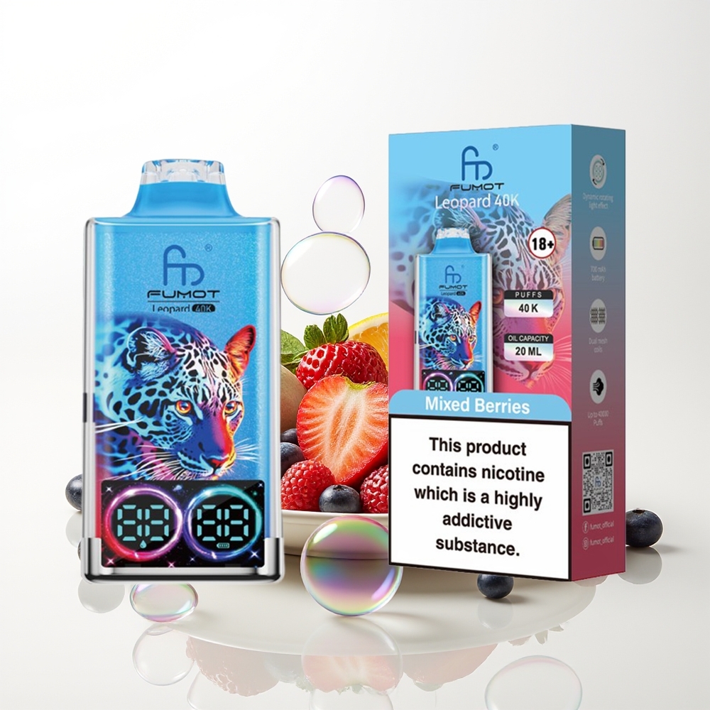 Fumot Leopard 40K Mixed Berries Dual Mesh 5%