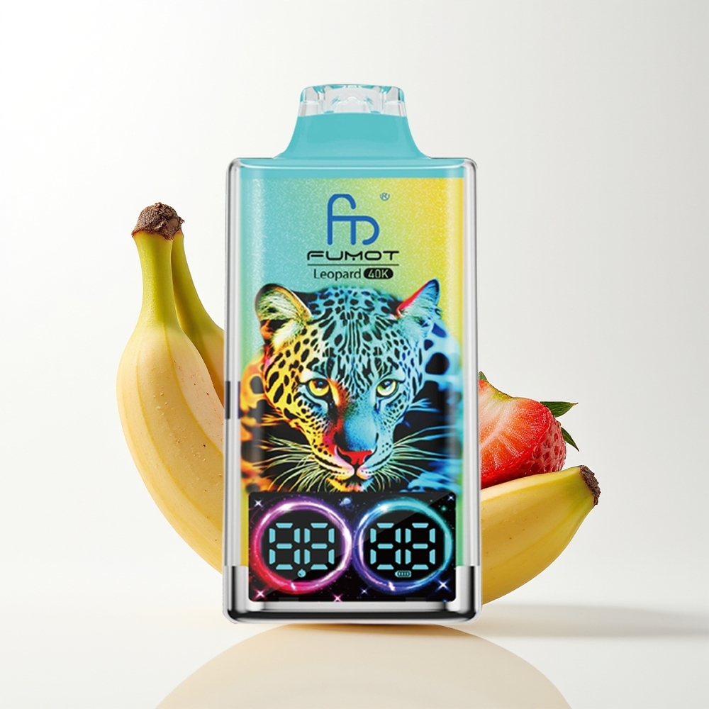 Fumot Leopard 40K Strawberry Banana Dual Mesh 5%