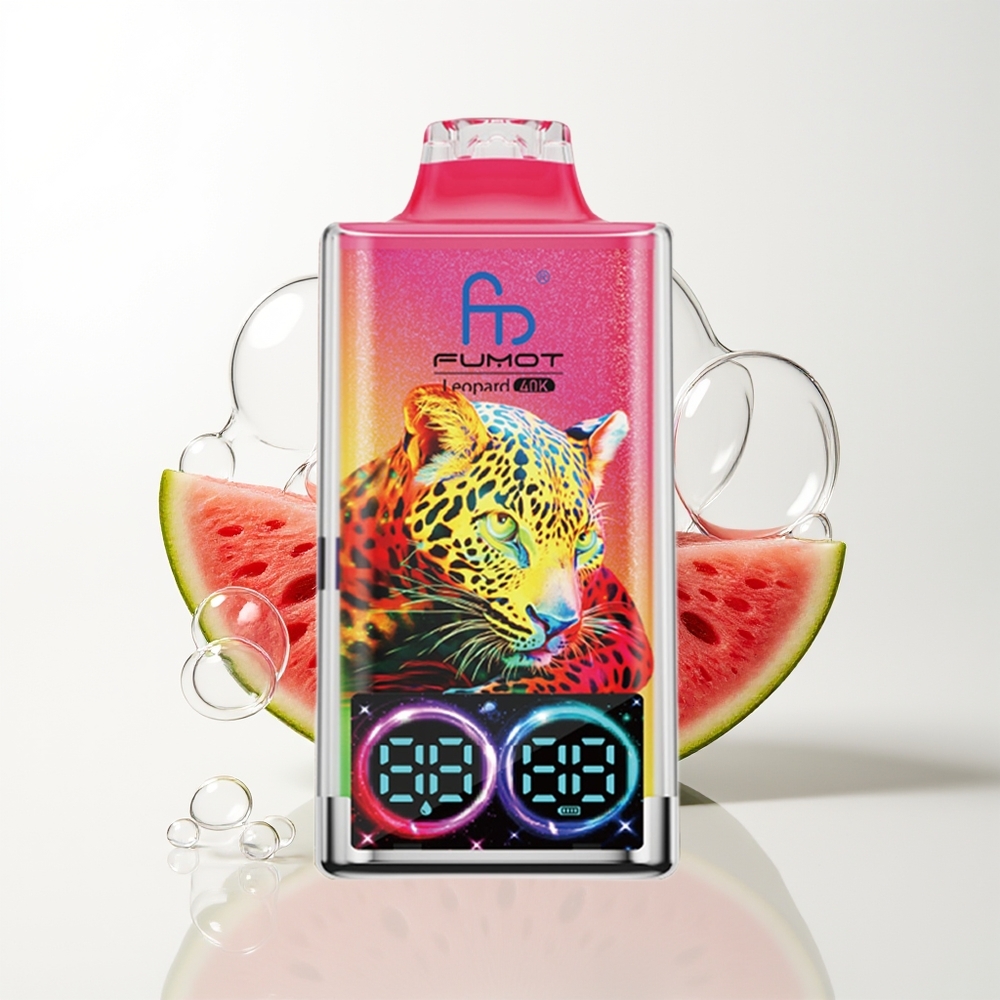 Fumot Leopard 40K Strawberry Watermelon Dual Mesh 700mAh