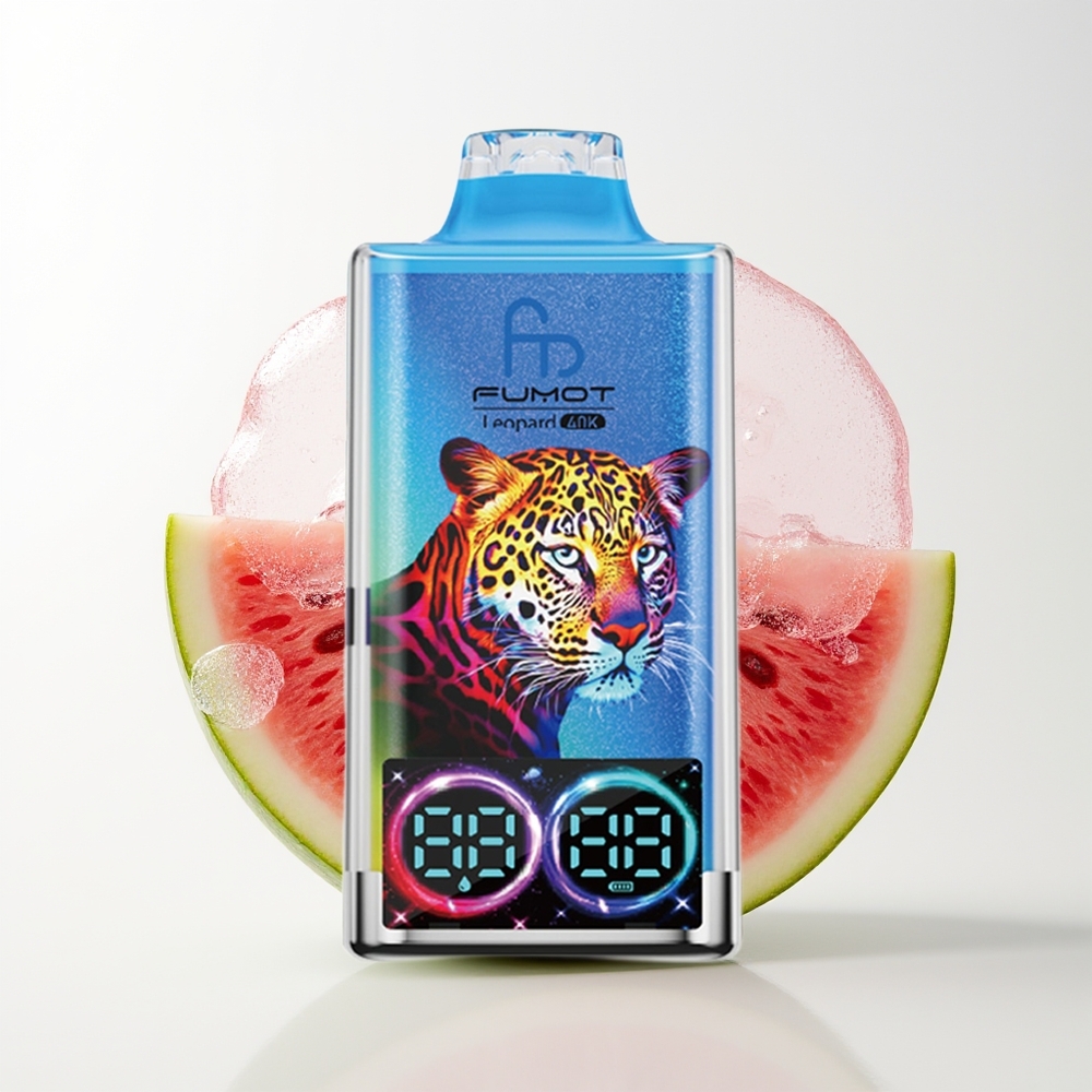 Fumot Leopard 40K Watermelon Bubblegum 5% Dual Mesh