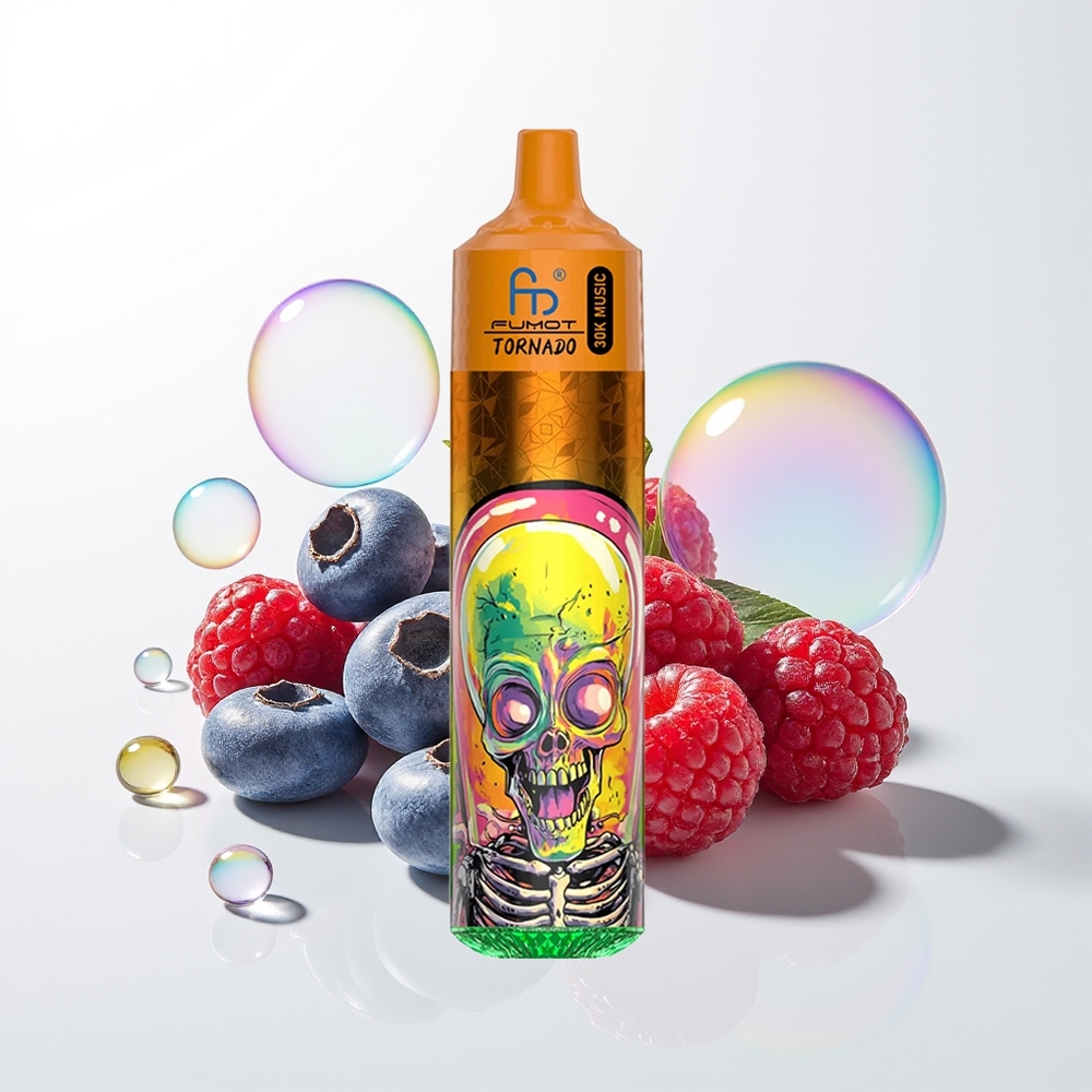 Fumot Randm Tornado 30000 Blueberry Raspberry Mesh LED
