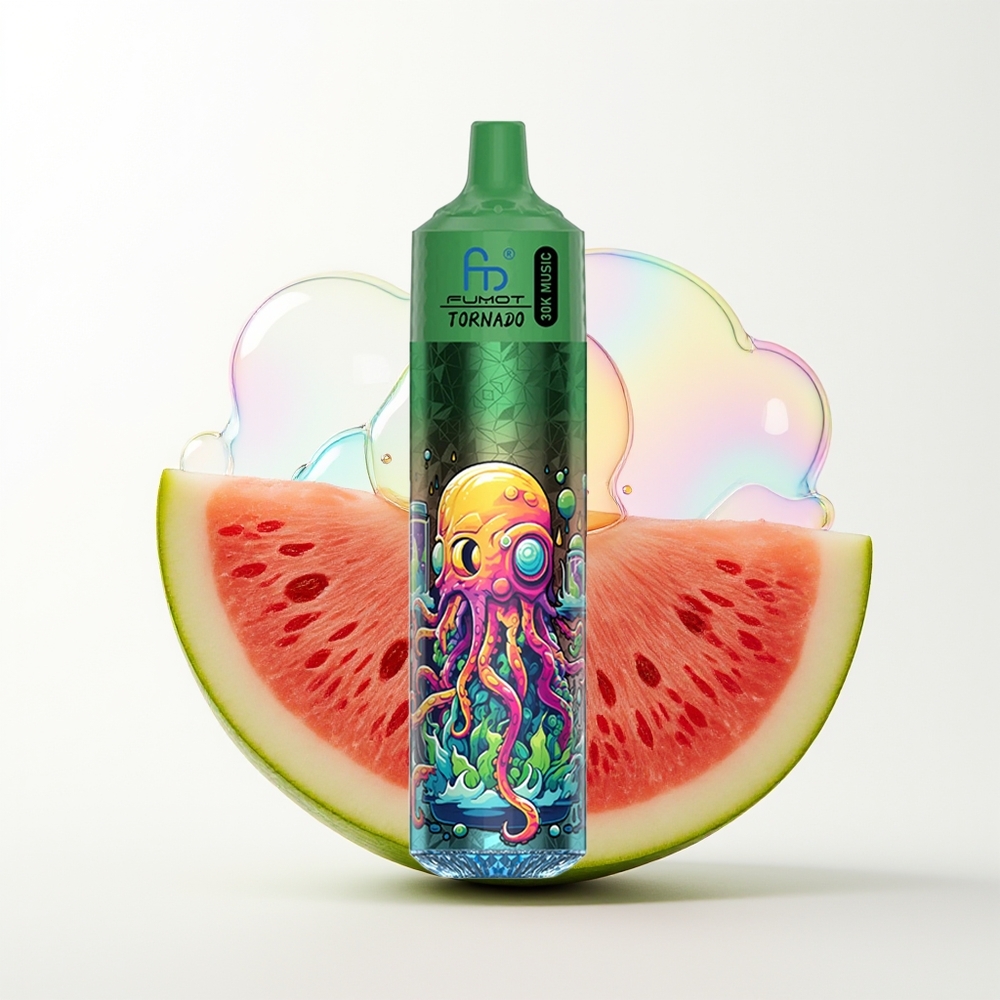 Fumot Randm Tornado 30000 Watermelon Cantaloupe Mesh LED