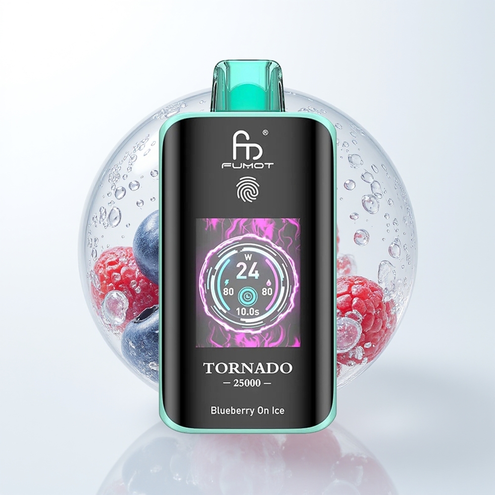 Fumot Tornado 25000 Blueberry On Ice HD Rechargeable