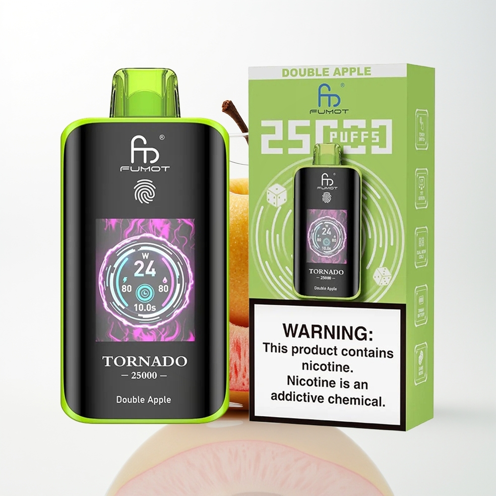 Fumot Tornado 25000 Double Apple HD Screen
