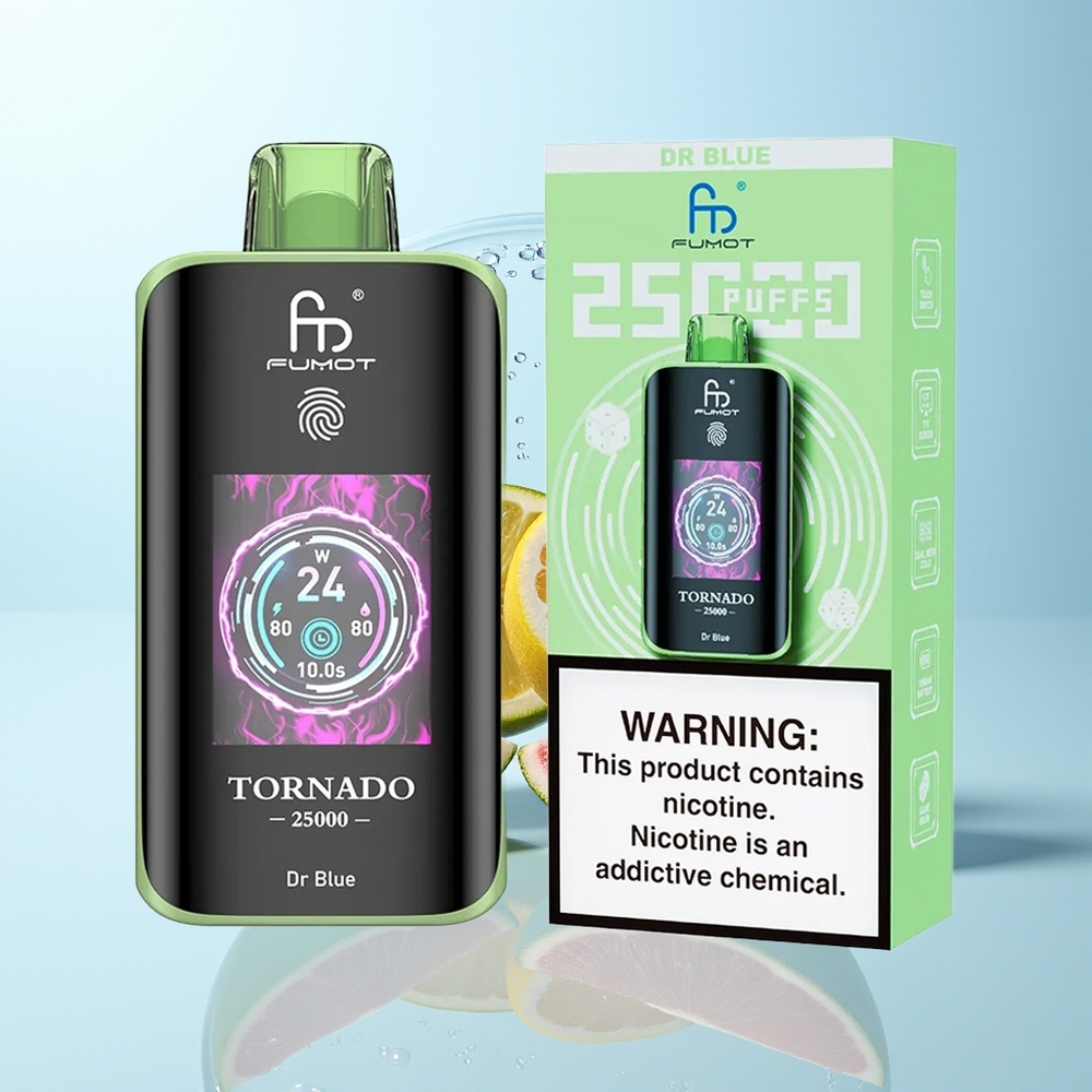 Fumot Tornado 25000 Dr Blue HD Rechargeable