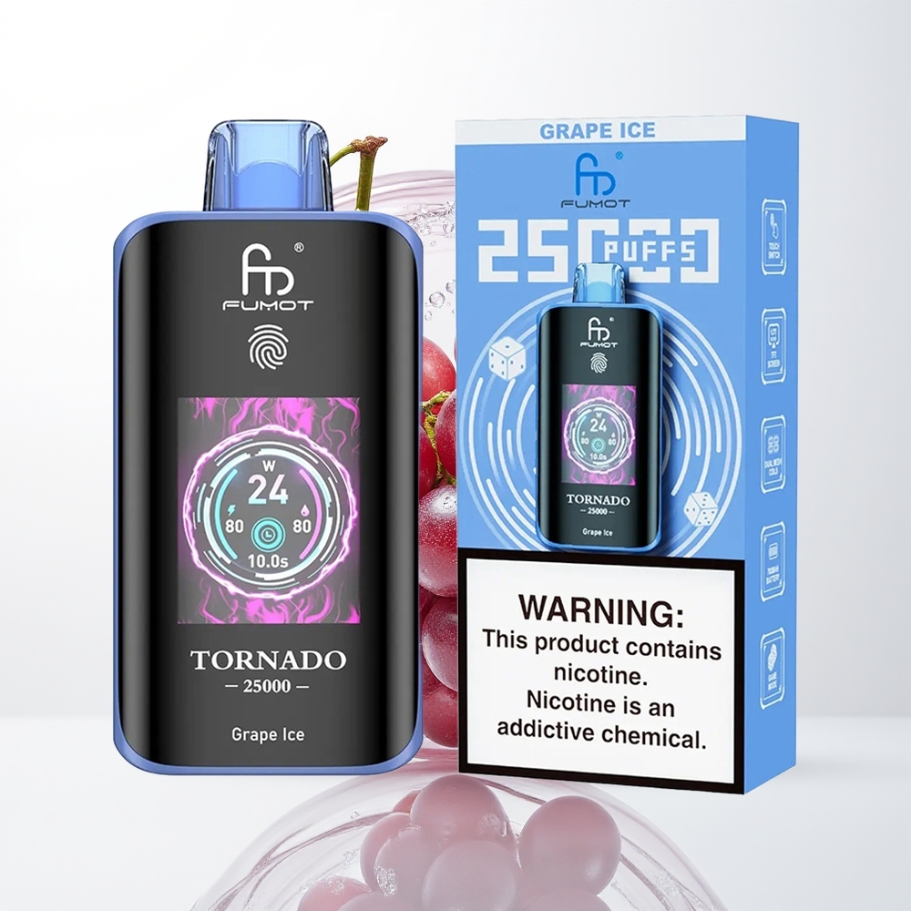 Fumot Tornado 25000 Grape Ice HD Rechargeable