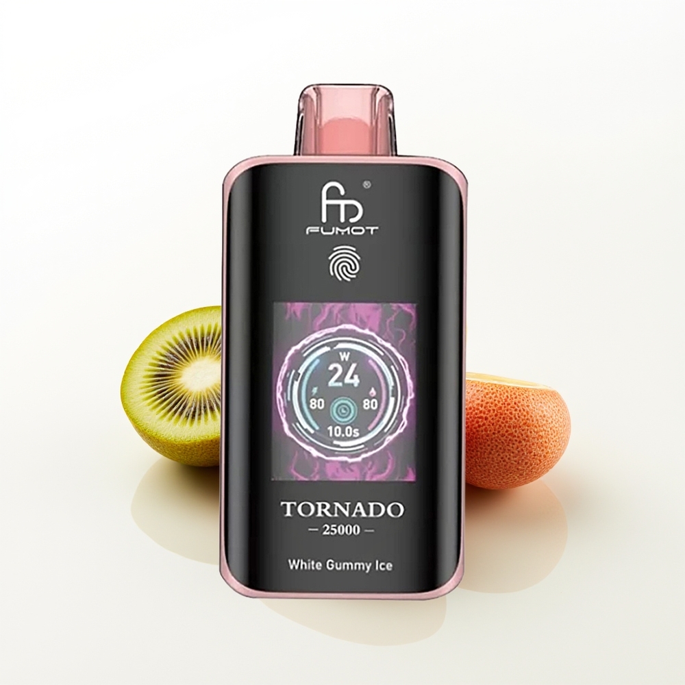 Fumot Tornado 25000 Kiwi Passion Fruit Guava HD Rechargeable