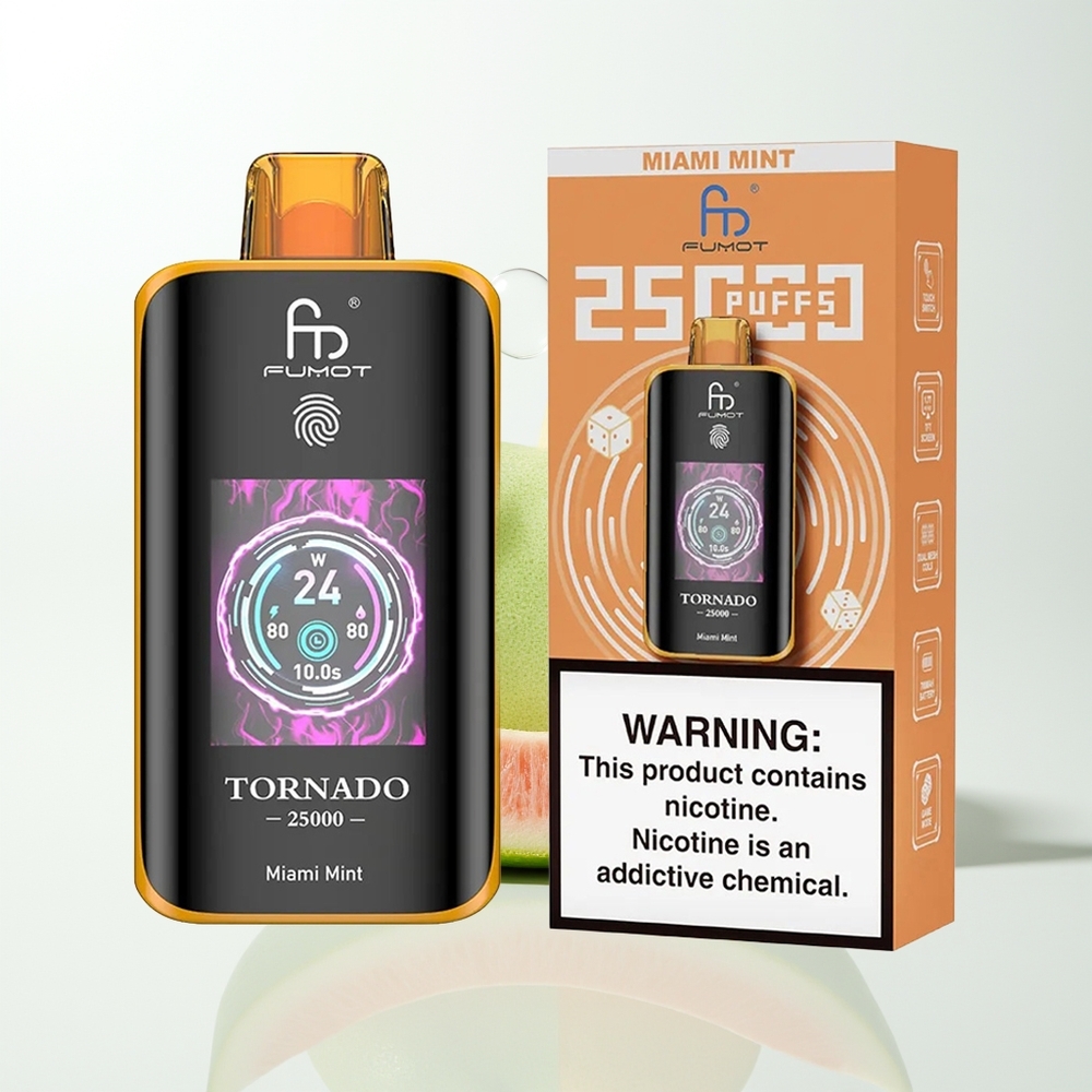 Fumot Tornado 25000 Miami Mint HD Screen 700mAh