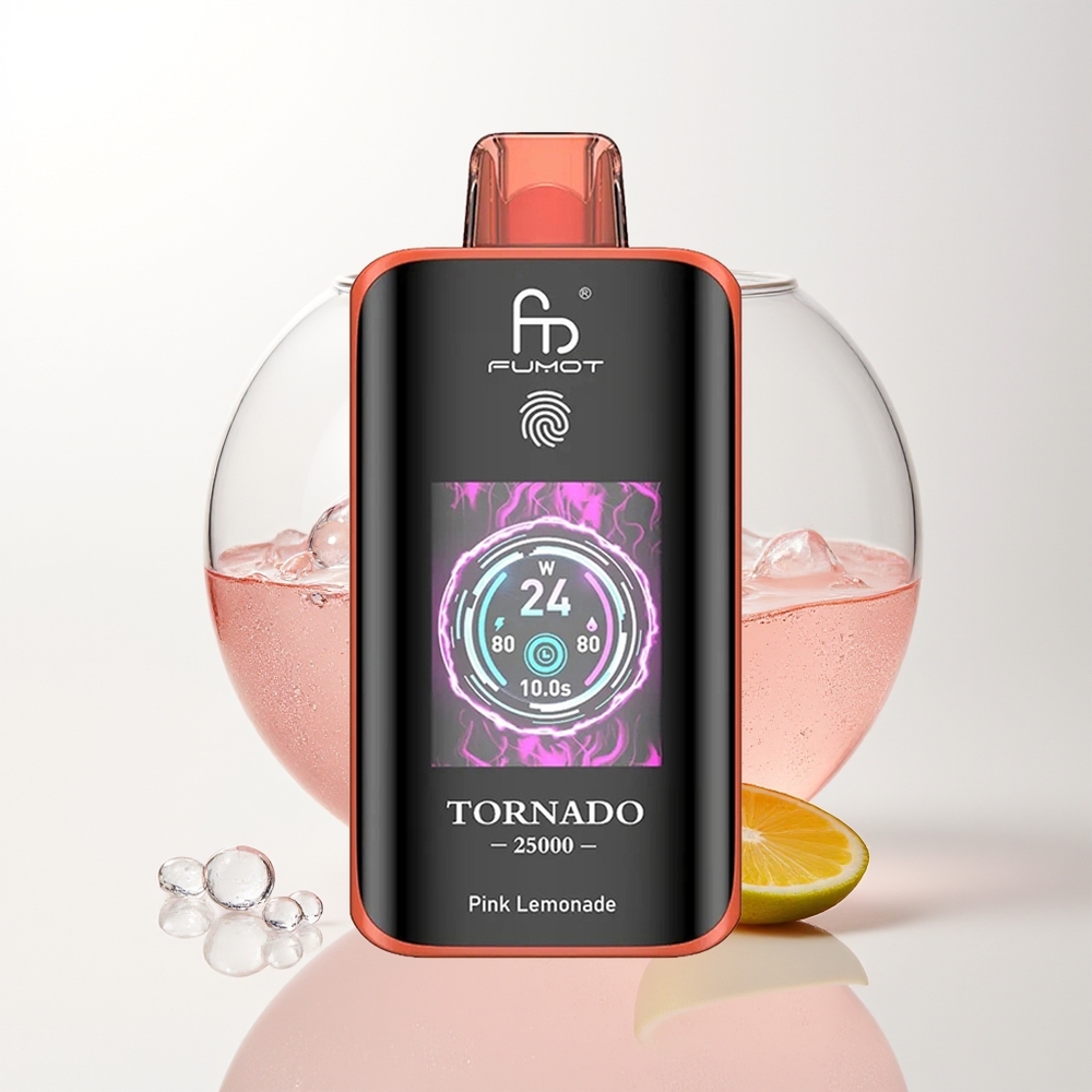 Fumot Tornado 25000 Pink Lemonade HD Rechargeable
