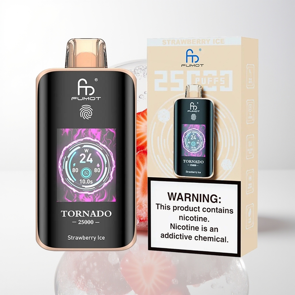 Fumot Tornado 25000 Strawberry Ice HD Rechargeable