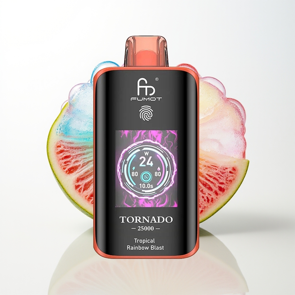 Fumot Tornado 25000 Tropical Rainbow Blast HD Rechargeable