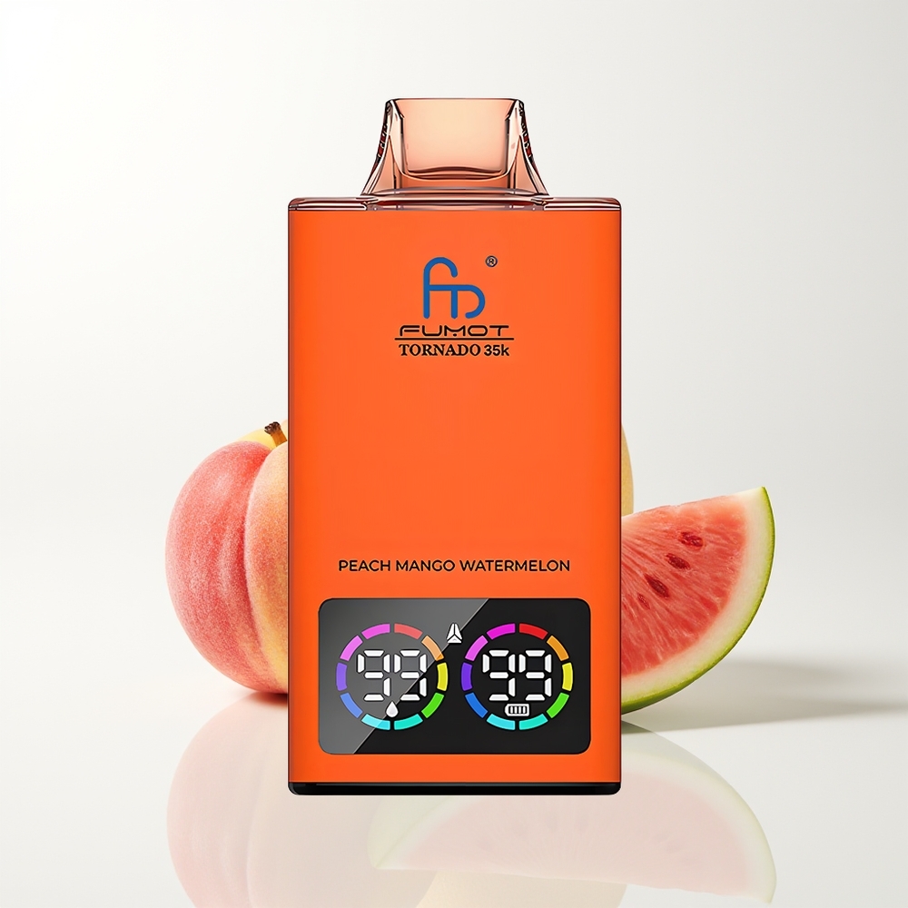 Fumot Tornado 35000 Peach Mango Watermelon Dual Mesh Coil