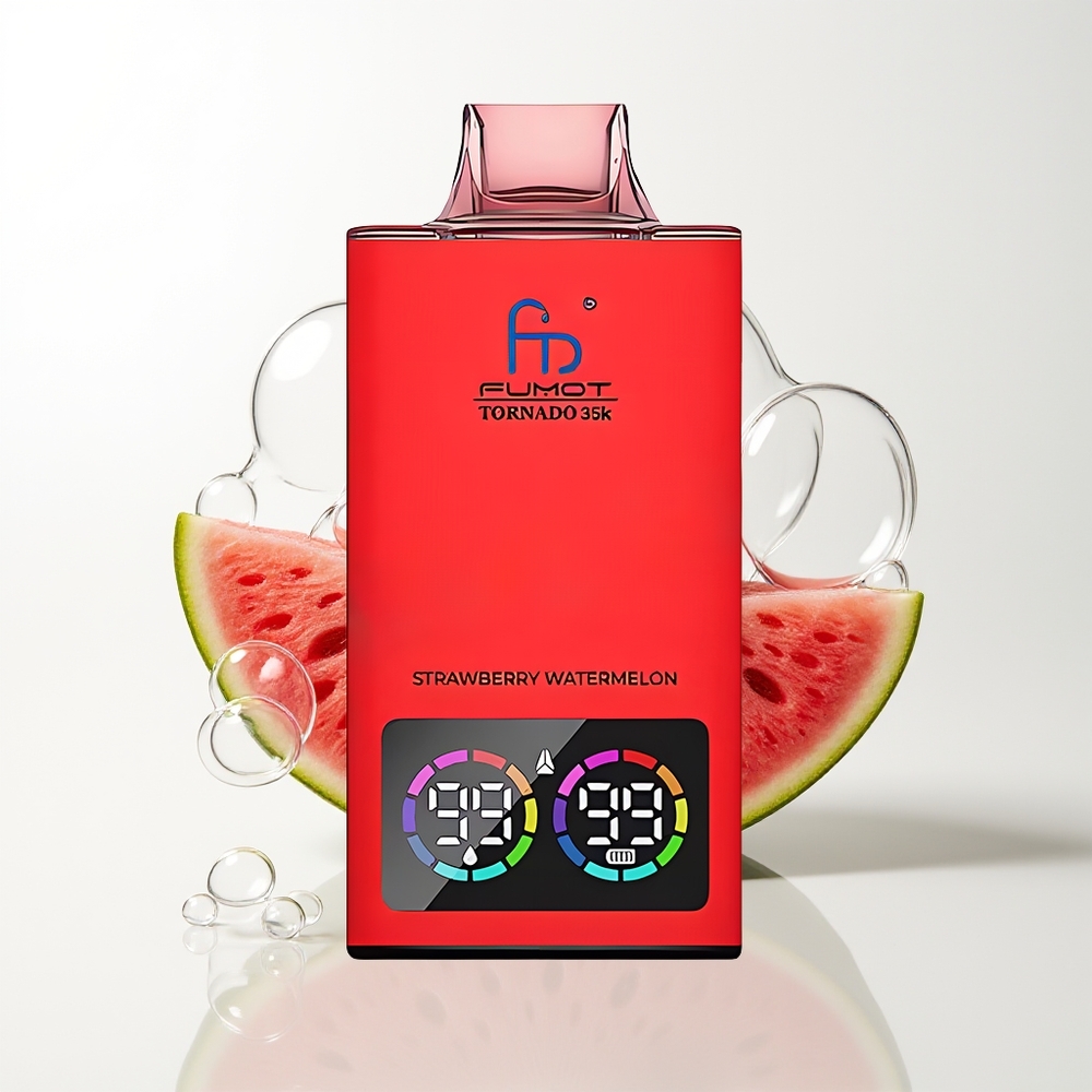 Fumot Tornado 35000 Strawberry Watermelon Dual Mesh Fast Charge
