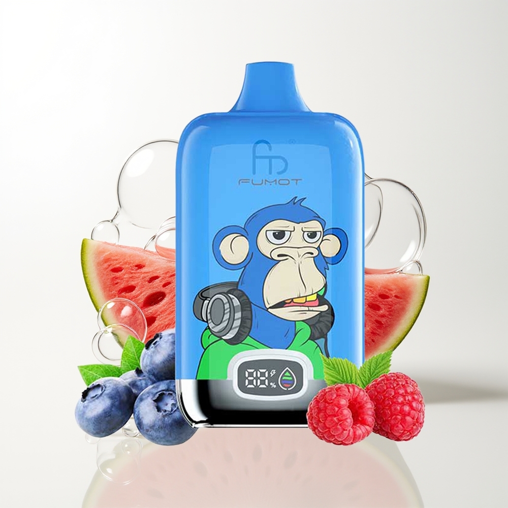 Fumot Tornado Digital Box 12000 Strawberry Watermelon Mesh Coil