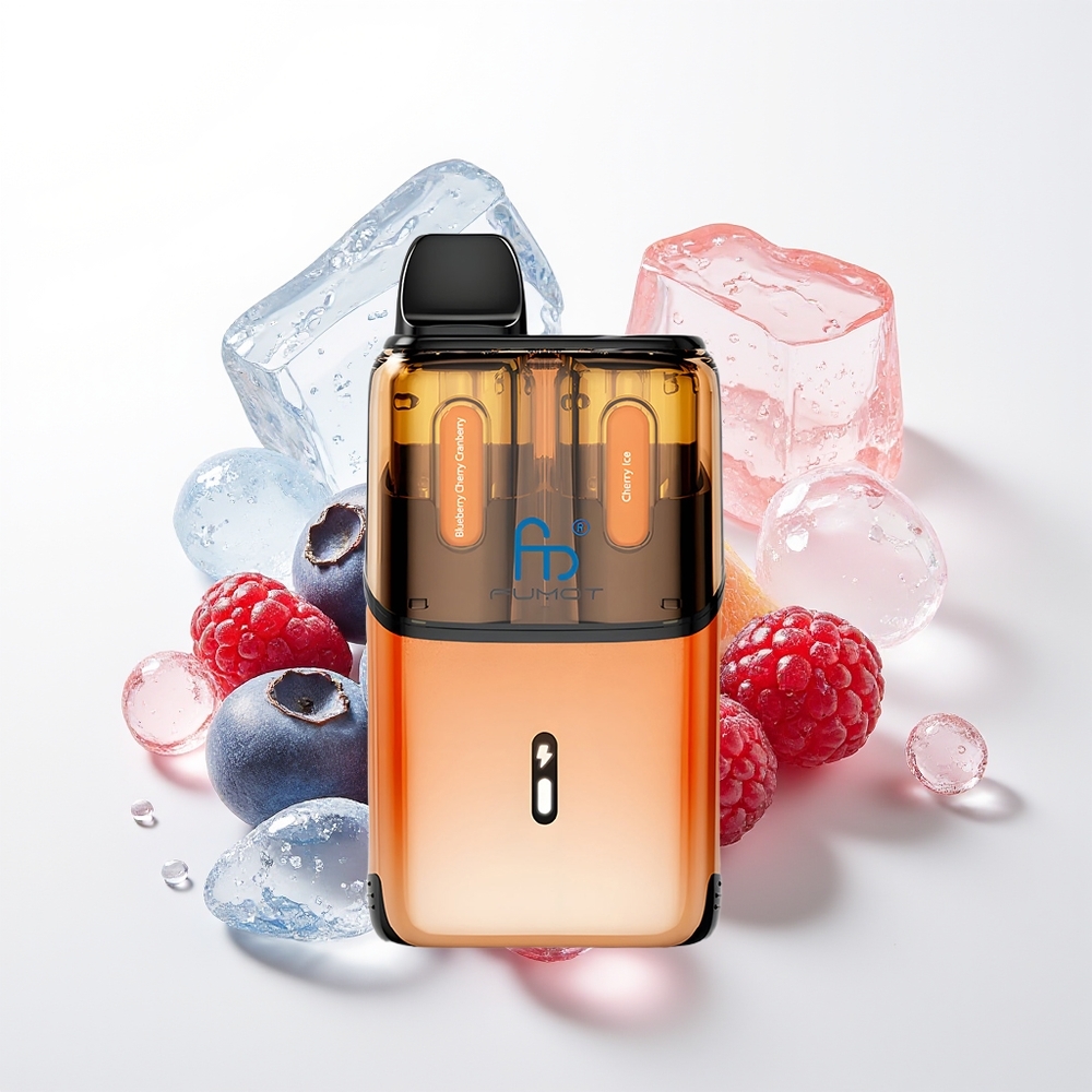Fumot Ultra T32000 Blueberry Cherry Cranberry - Cherry Ice with 24ml E-Liquid & Mesh Coil