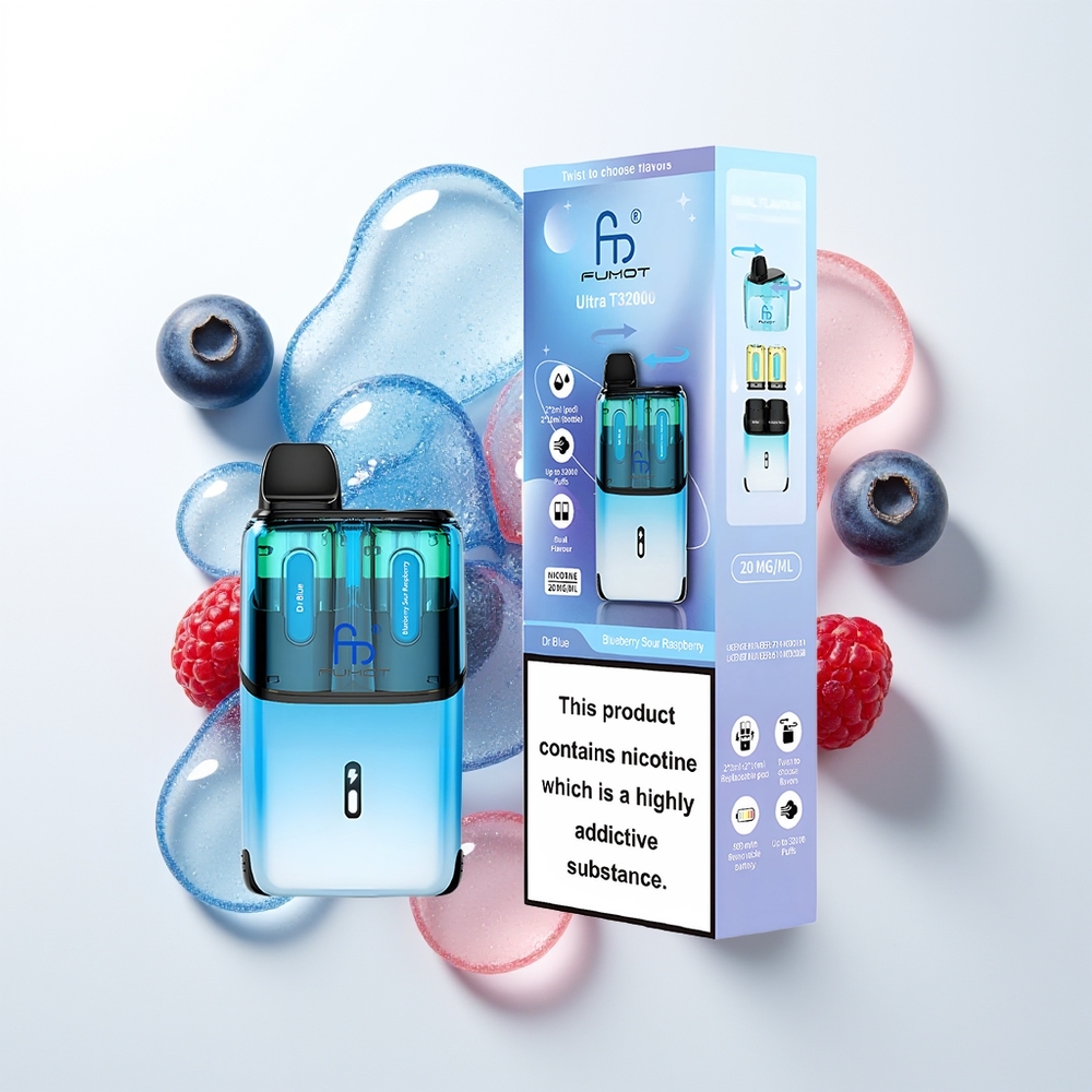 Fumot Ultra T32000 Dr Blue - Blueberry Sour Raspberry Mesh 800mAh