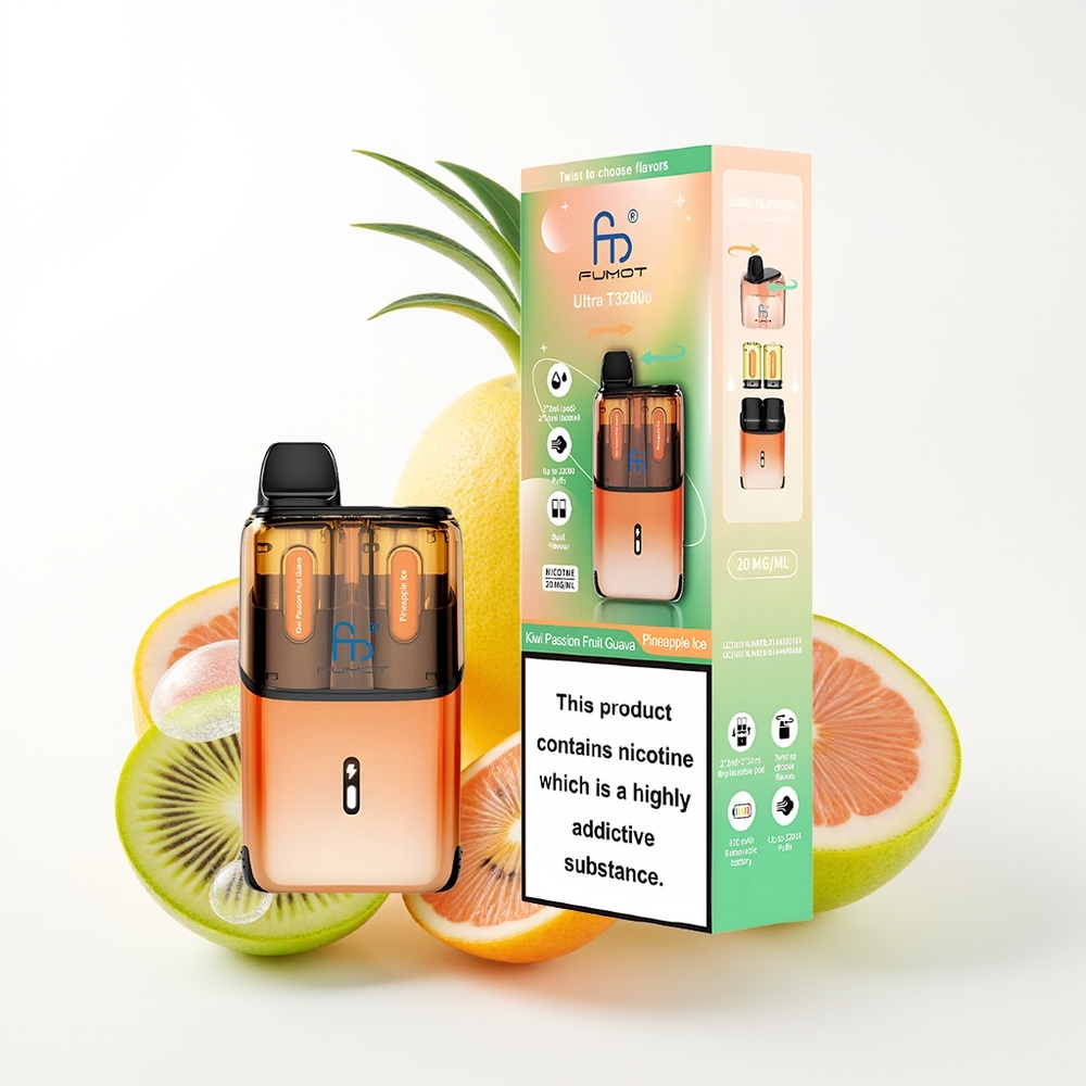 Fumot Ultra T32000 Kiwi Passion Fruit Guava - Pineapple Ice with Advanced Mesh Coil