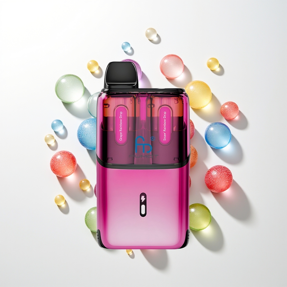 Fumot Ultra T32000 Strawberry Rainbow Drops - Fast Charging Mesh Coil