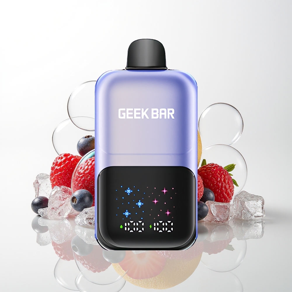 GEEK BAR 2GO 20ml 50000 Mixed Berries Ice with Dual Tanks & Adjustable Flavors