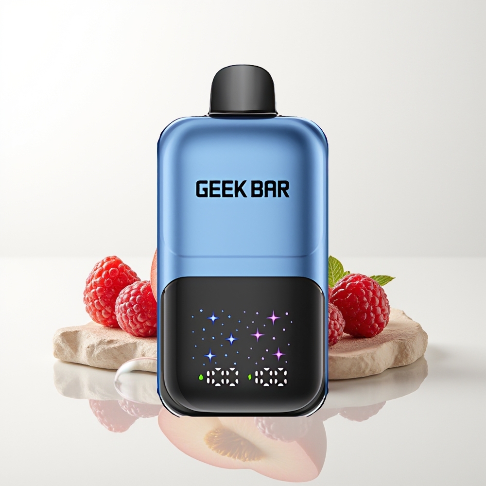 GEEK BAR 2GO 20ml 50000 Peach & Berries Interactive Large Screen