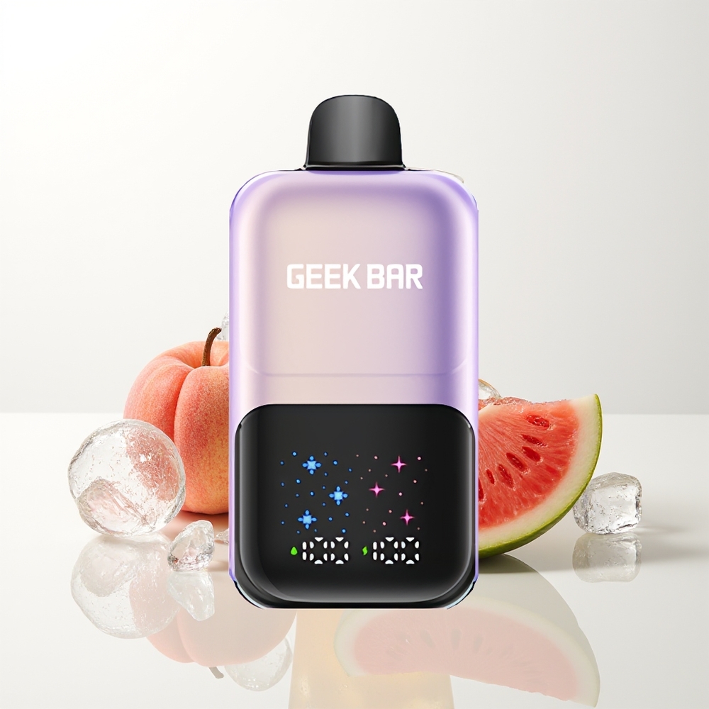 GEEK BAR 2GO 20ml 50000 Peach Mango Watermelon Ice Dual Tank Adjustable Coolness