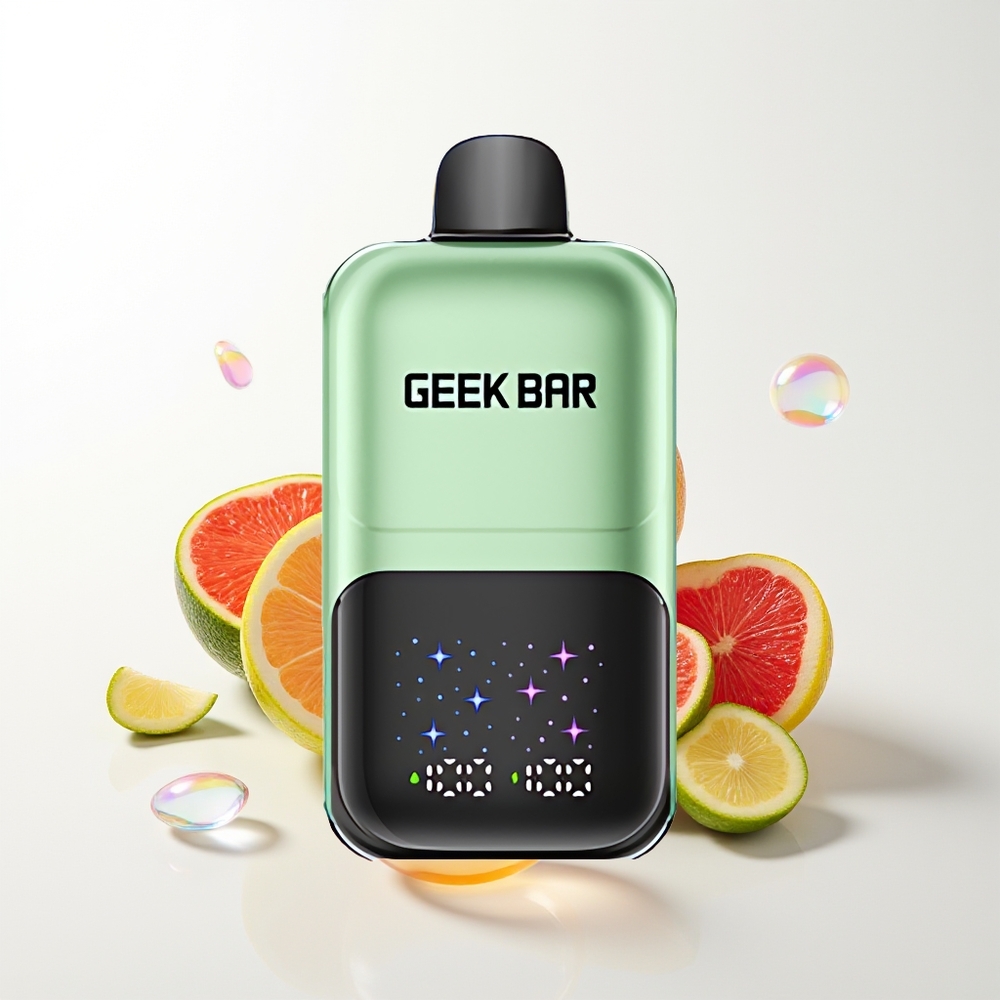 GEEK BAR 2GO 20ml 50000 Sour Candy & Sour Fruits Dual Tank with Adjustable Flavors