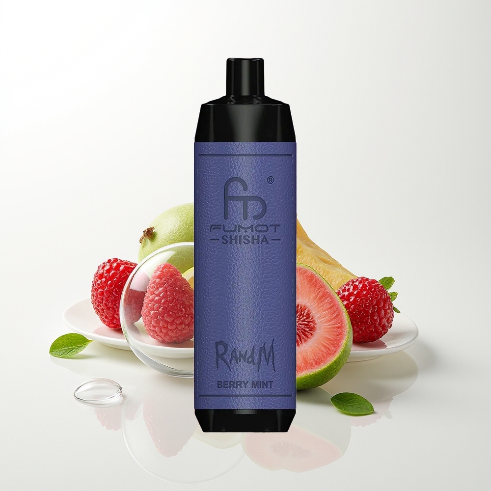 RandM Fumot Shisha 10000 Berry Mint Mesh 0.6ohm